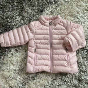 ralph lauren infant puffer jacket baby pink 9 mo.